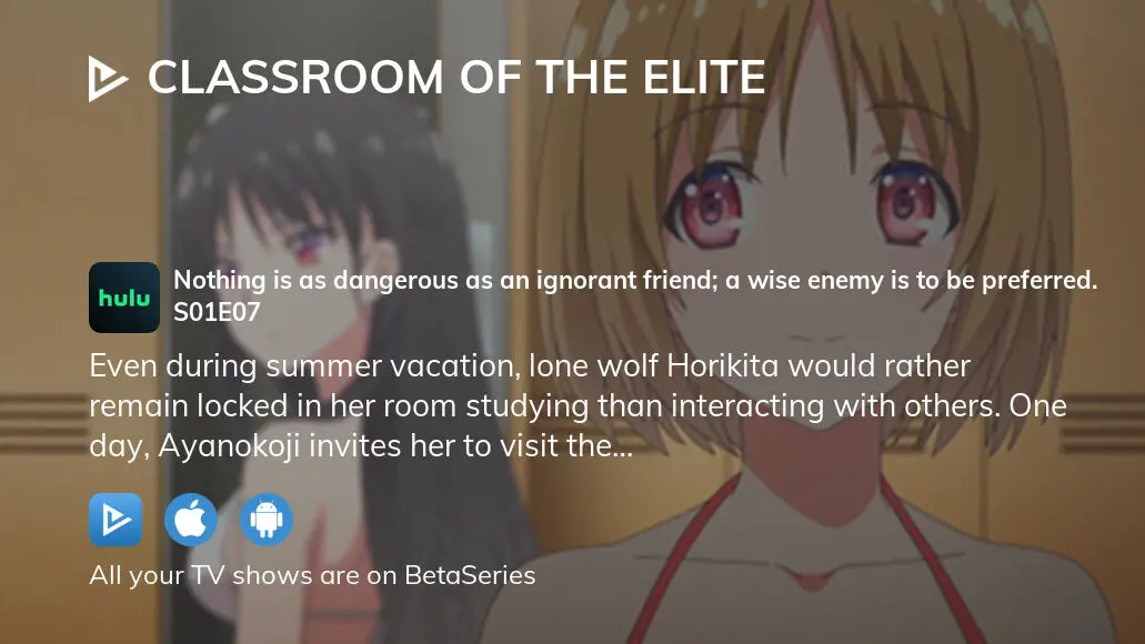 Classroom of the Elite What is evil? Whatever springs from weakness. -  Watch on Crunchyroll