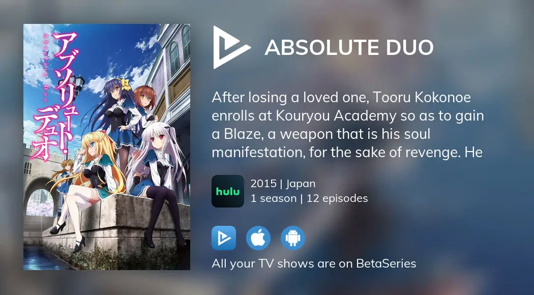 Tooru Kokonoe x Julie Sigtuna  Absolute duo, Anime, Anime shows