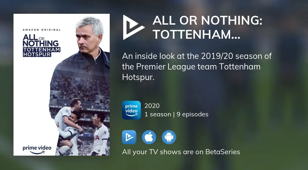 Tottenham all or nothing streaming hot sale