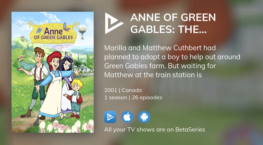 anne of green gables the animated series television show episodes