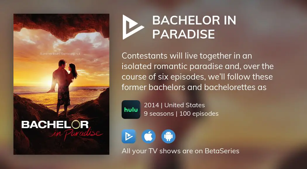 Where to watch Bachelor in Paradise TV series streaming online