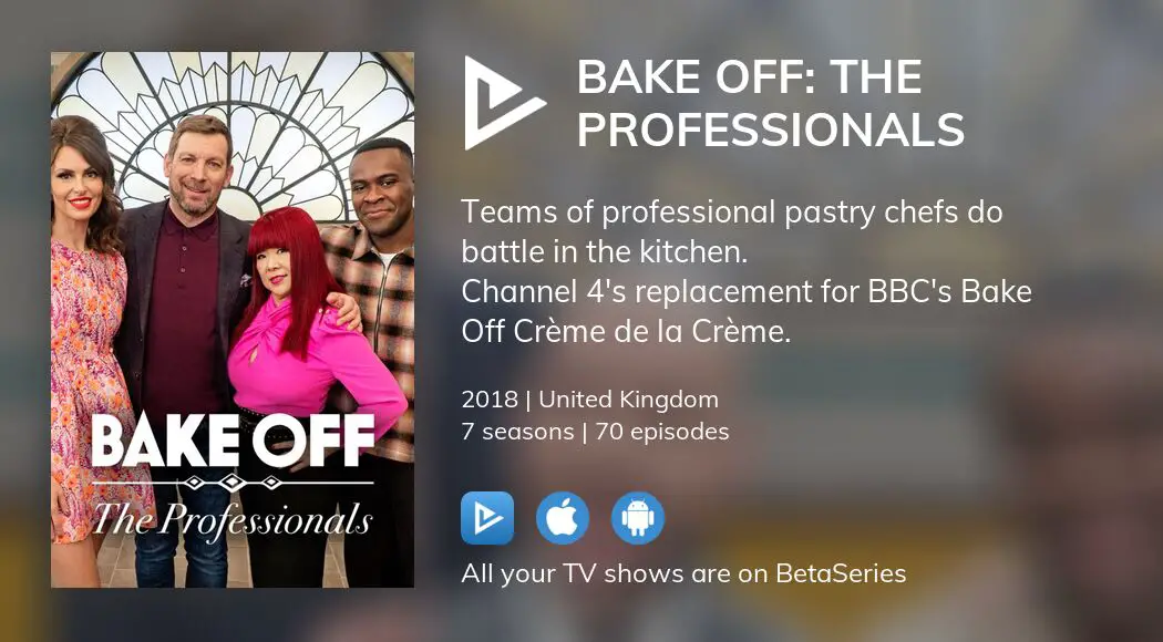 Where to watch Bake Off The Professionals TV series streaming online