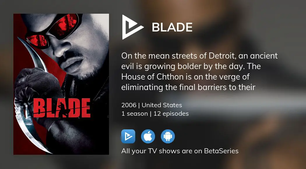 Where to watch Blade TV series streaming online?