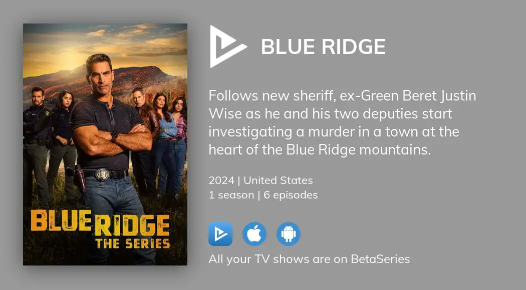 Where to watch Blue Ridge TV series streaming online?