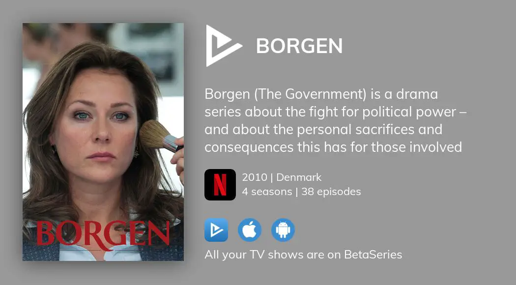 Where to watch Borgen TV series streaming online BetaSeries