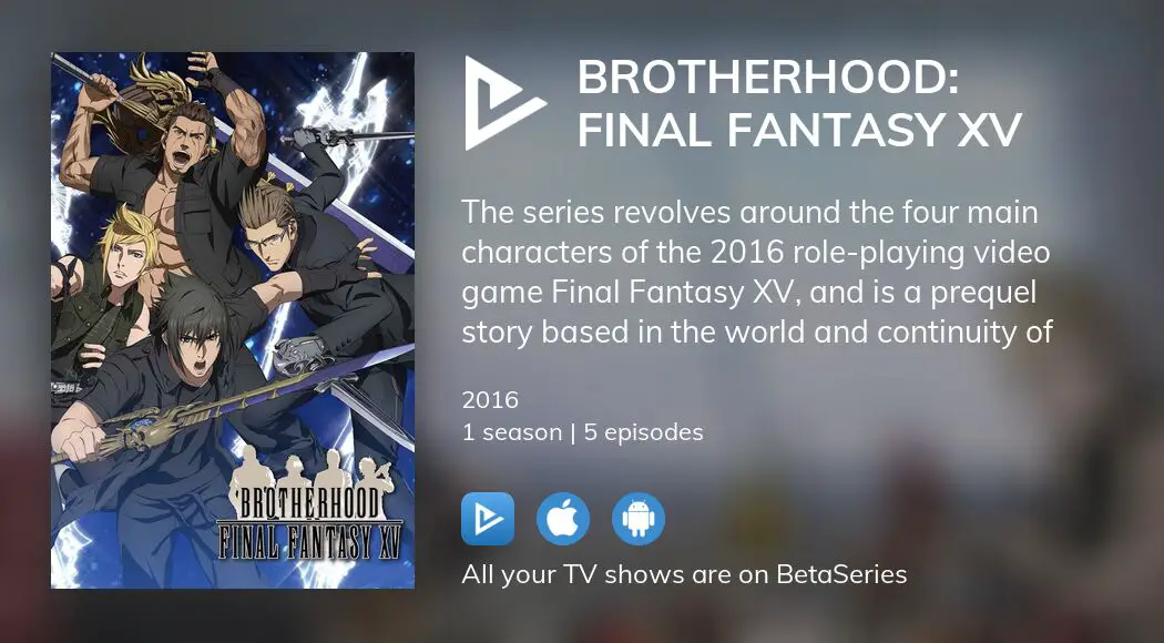 Brotherhood: Final Fantasy XV  Anime titles, Fantasy posters, Anime shows