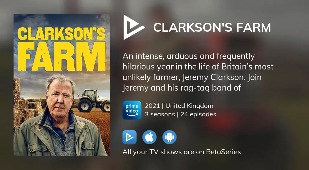 Where to watch Clarkson's Farm TV series streaming online? | BetaSeries.com