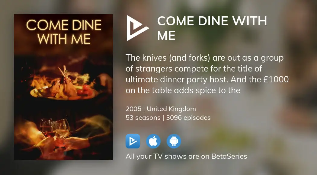 Where To Watch Come Dine With Me Tv Series Streaming Online