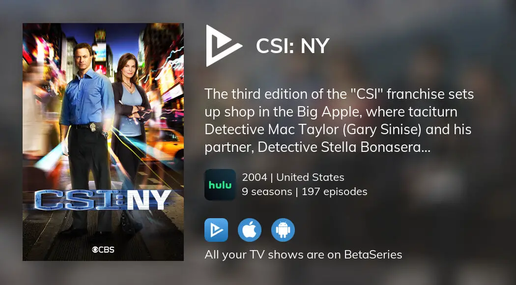 Csi ny watch best sale online free full episodes