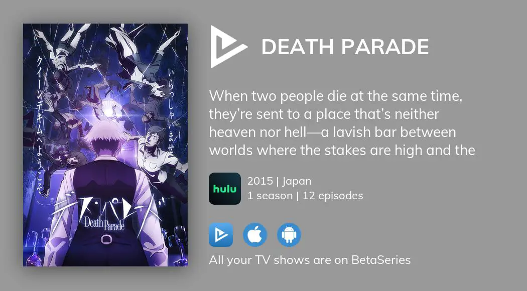 Where to watch Death Parade TV series streaming online?