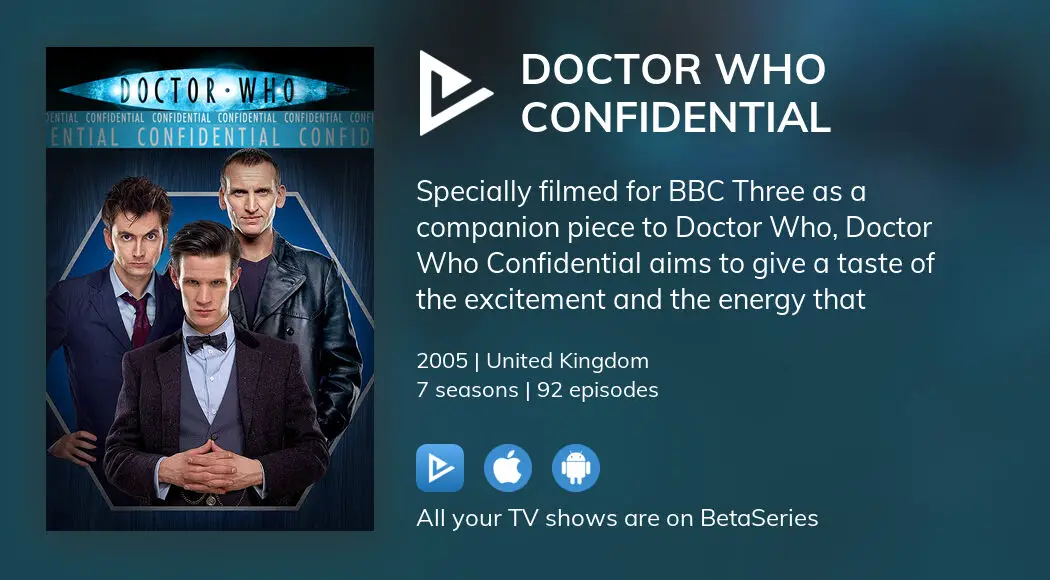 Where to watch Doctor Who Confidential TV series streaming online