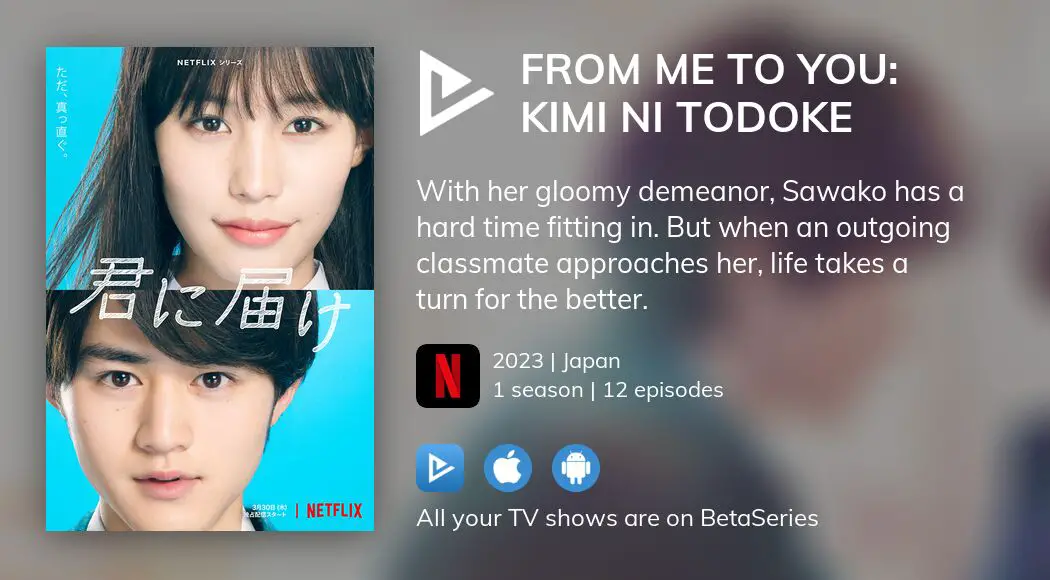 Watch From Me to You Kimi ni Todoke streaming