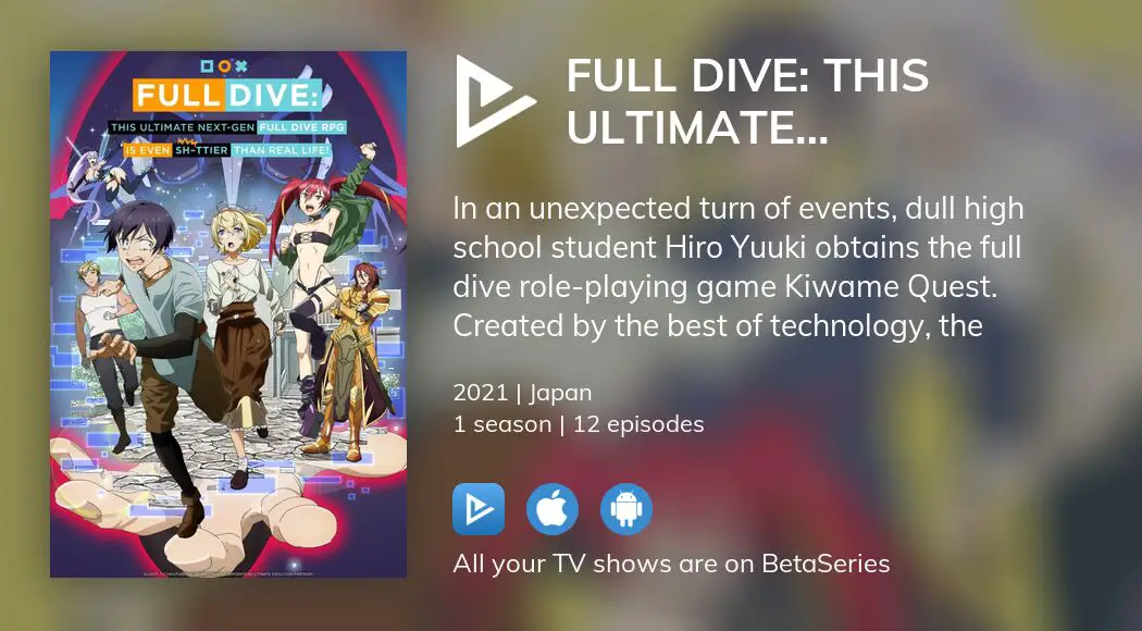 How to watch and stream Full Dive: This Ultimate Next-Gen Full Dive RPG Is  Even S…tier than Real Life! - 2021-2021 on Roku