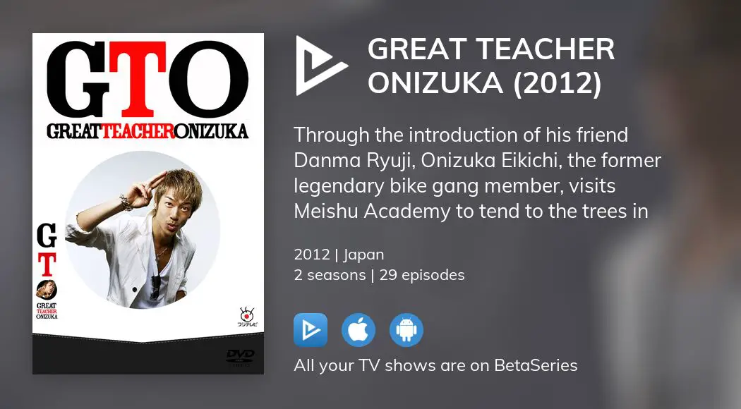 Where To Watch Great Teacher Onizuka 2012 TV Series Streaming Online   Image