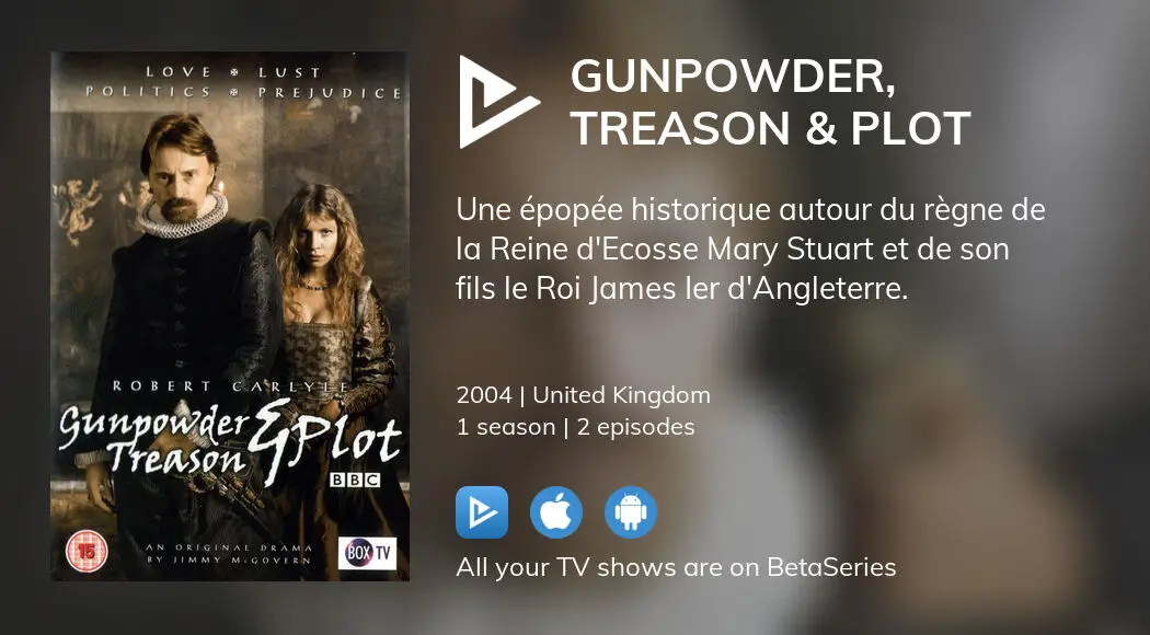 Where To Watch Gunpowder, Treason & Plot TV Series Streaming Online ...