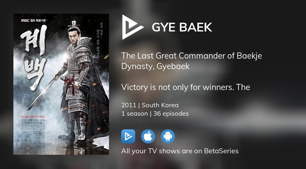 Gye baek korean drama best sale english subtitles