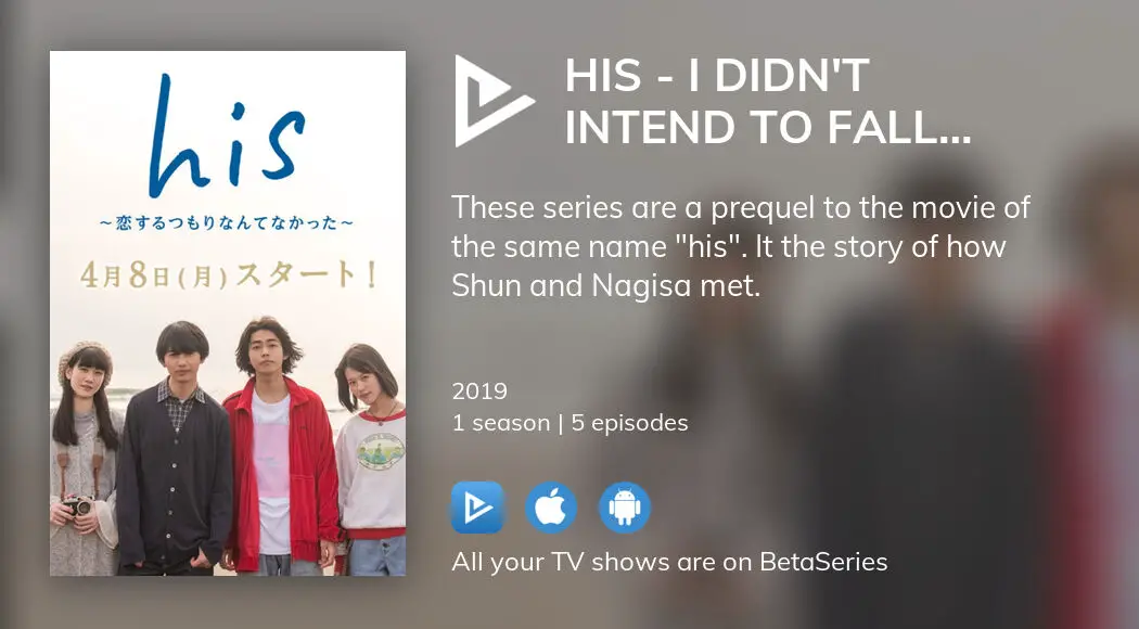 Watch his - I didn't intend to fall in love streaming