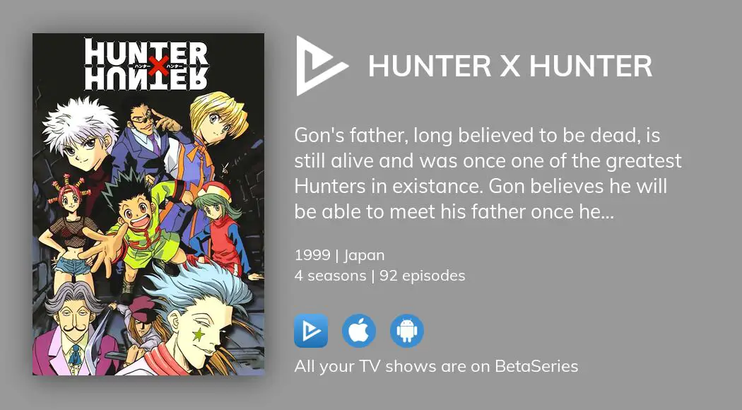 Watch Hunter X Hunter Streaming Online - Yidio
