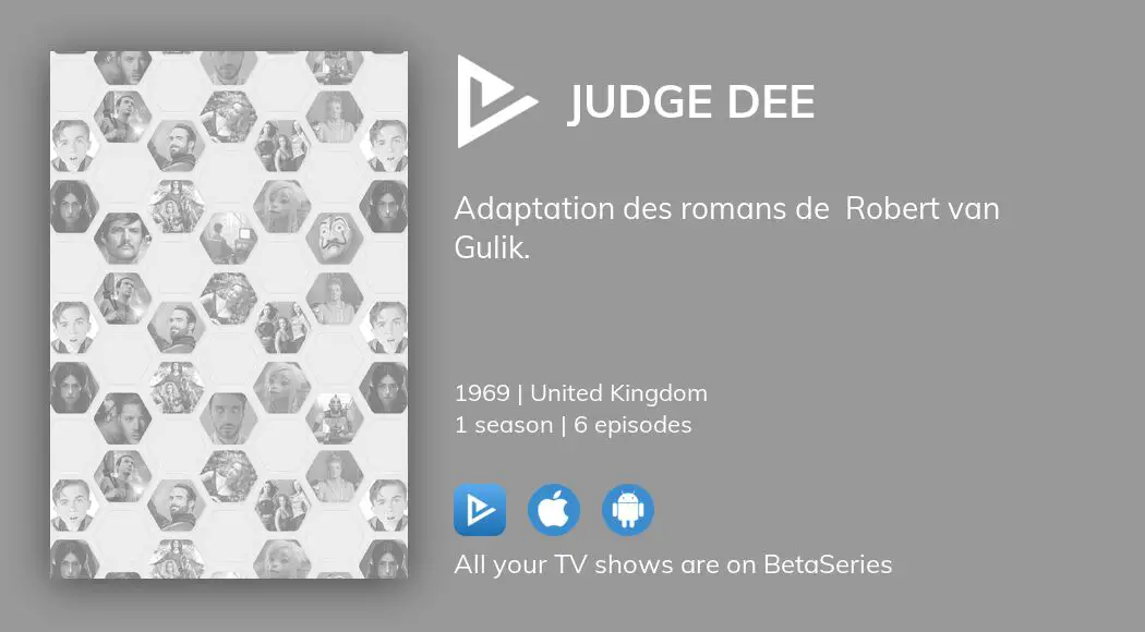 Where to watch Judge Dee TV series streaming online?
