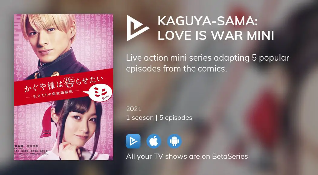 Onde assistir à série de TV Kaguya-sama: Love is War Mini em streaming  on-line?