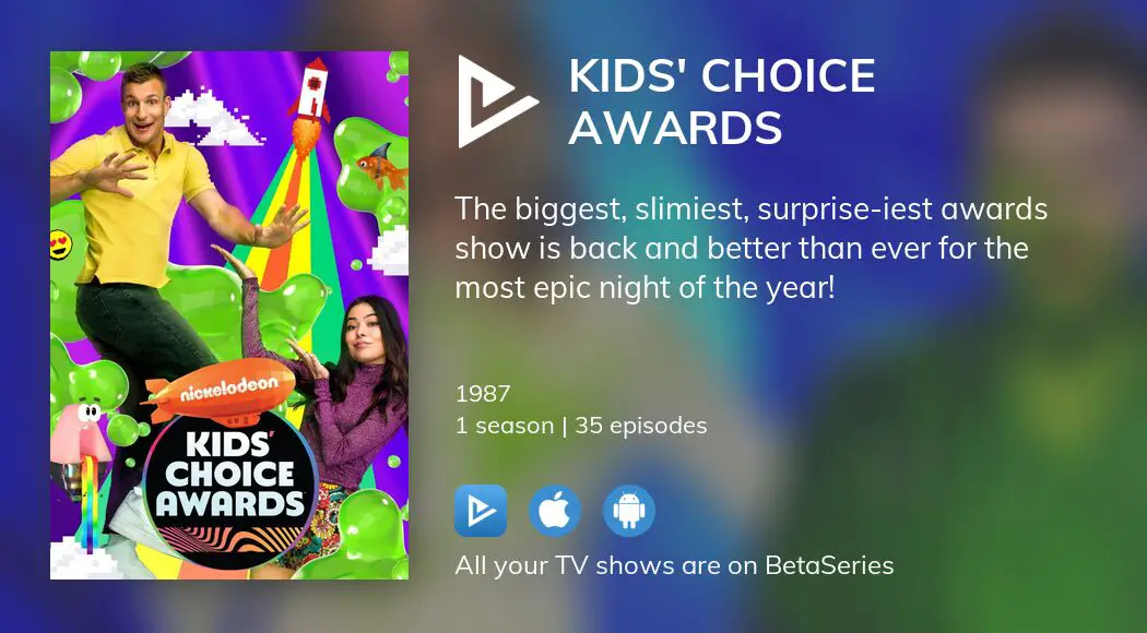 Where to watch Kids' Choice Awards TV series streaming online