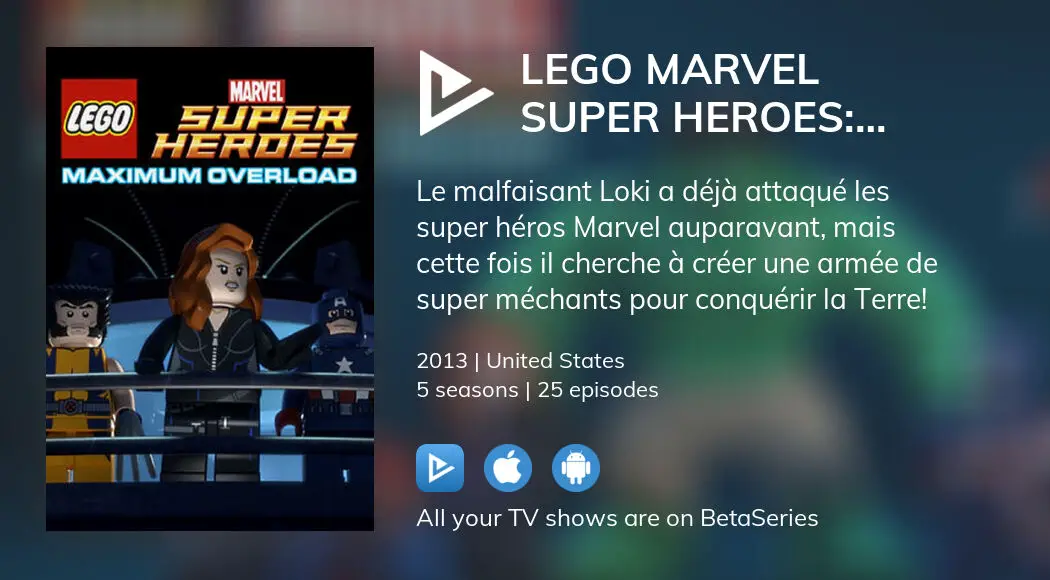 Where to watch LEGO Marvel Super Heroes: Maximum Overload! TV series ...