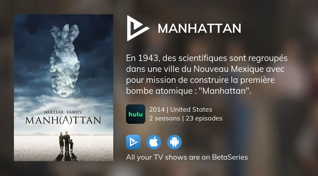 Where to watch Manhattan TV series streaming online?