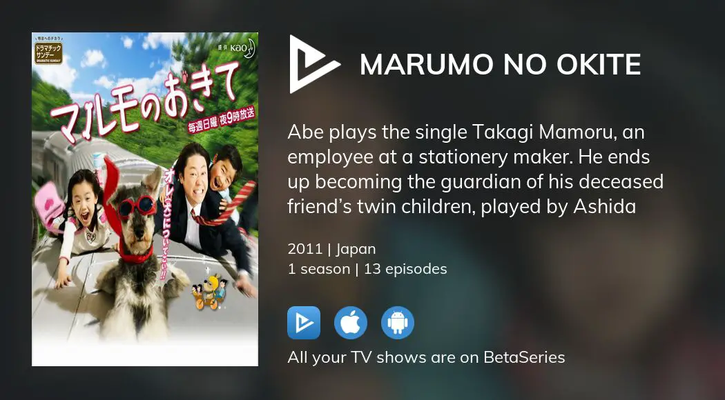 Where to watch Marumo no Okite TV series streaming online? | BetaSeries.com