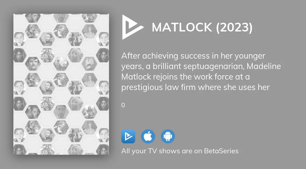 Where to watch Matlock (2023) TV series streaming online?