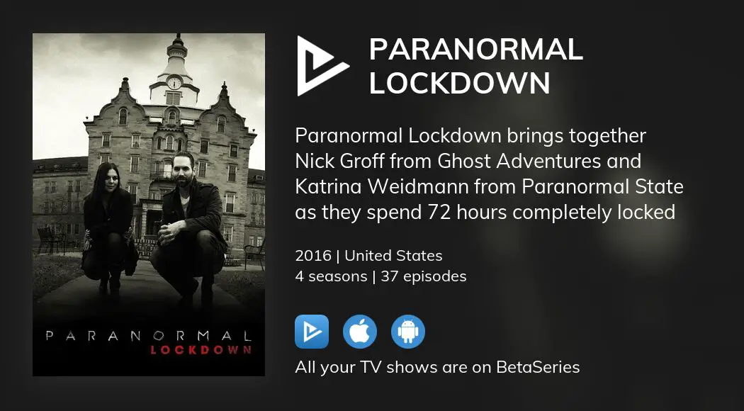 Where to watch Paranormal Lockdown TV series streaming online
