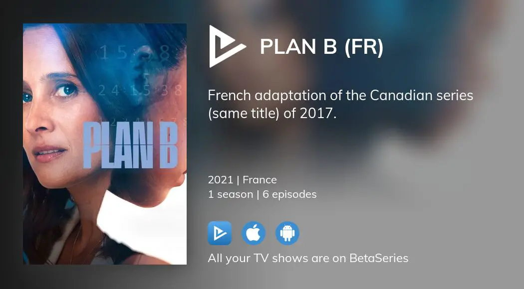 Where to watch Plan B (FR) TV series streaming online?