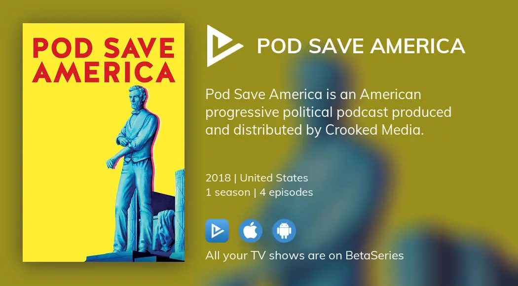 Where To Watch Pod Save America Tv Series Streaming Online