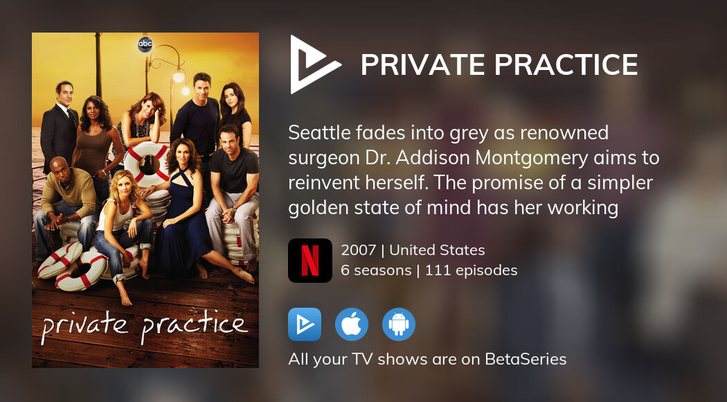 Where to watch Private Practice TV series streaming online