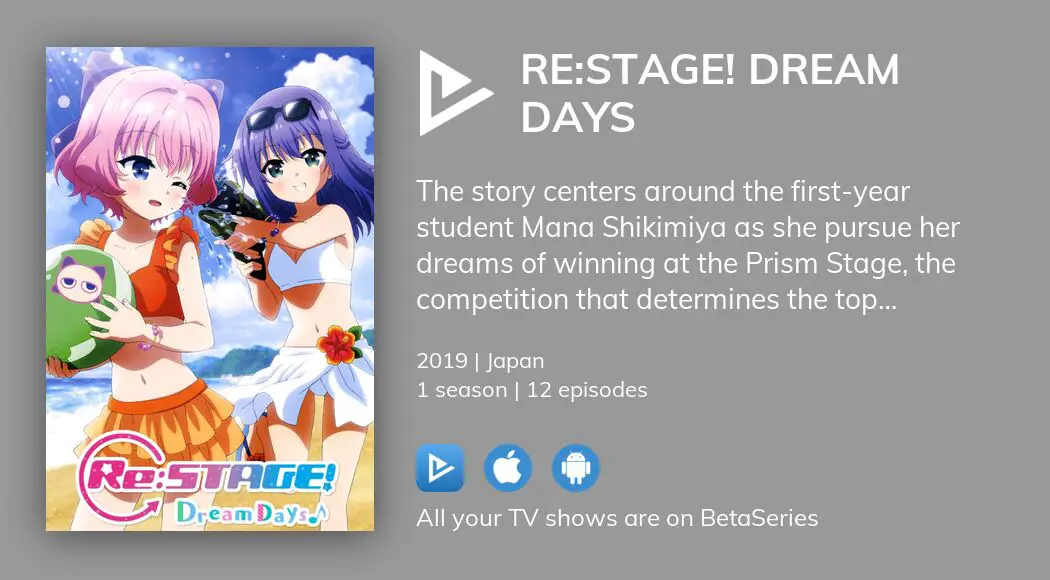 Anime Like Re:Stage! Dream Days