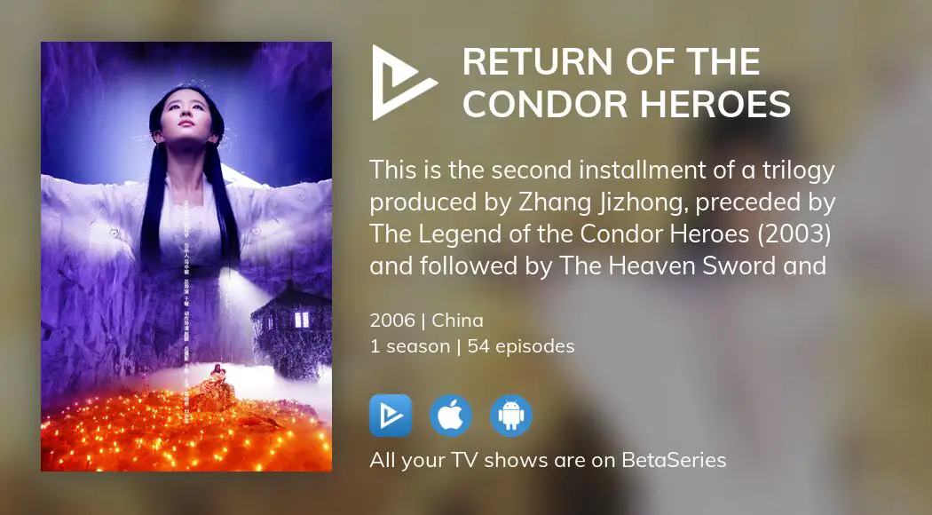 Where to watch Return of the Condor Heroes TV series streaming online