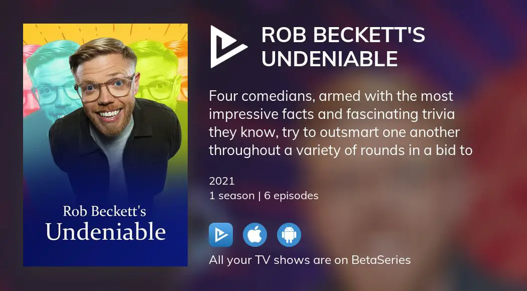 Where to watch Rob Beckett's Undeniable TV series streaming online ...