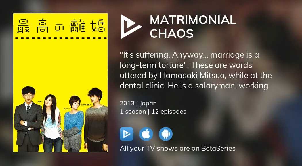 Where To Watch Matrimonial Chaos Tv Series Streaming Online 