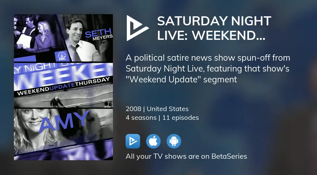 Watch Saturday Night Live Weekend Update Thursday streaming