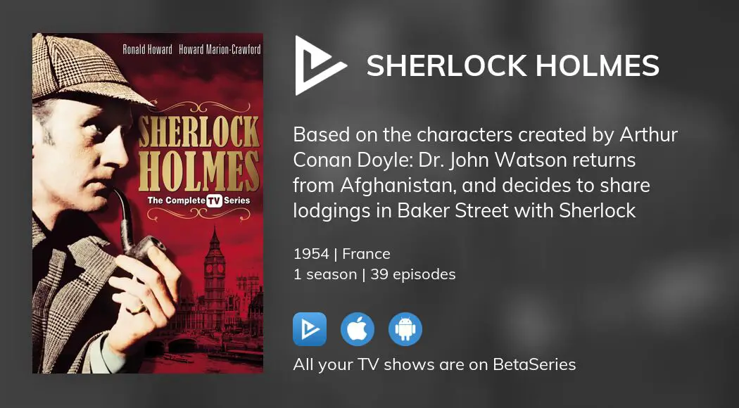 Where to watch Sherlock Holmes TV series streaming online?