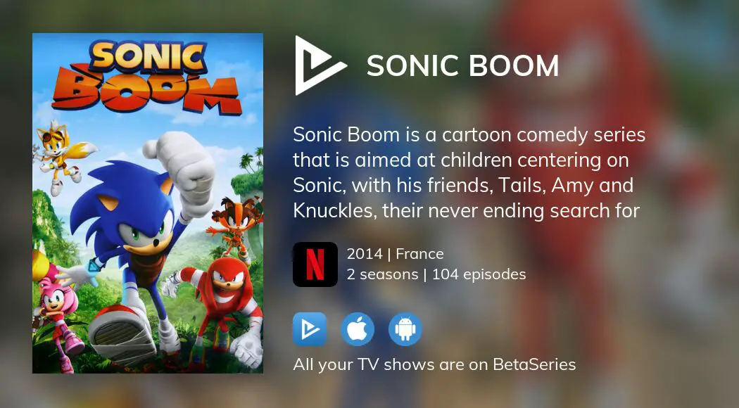 Sonic Boom - Where to Watch and Stream - TV Guide