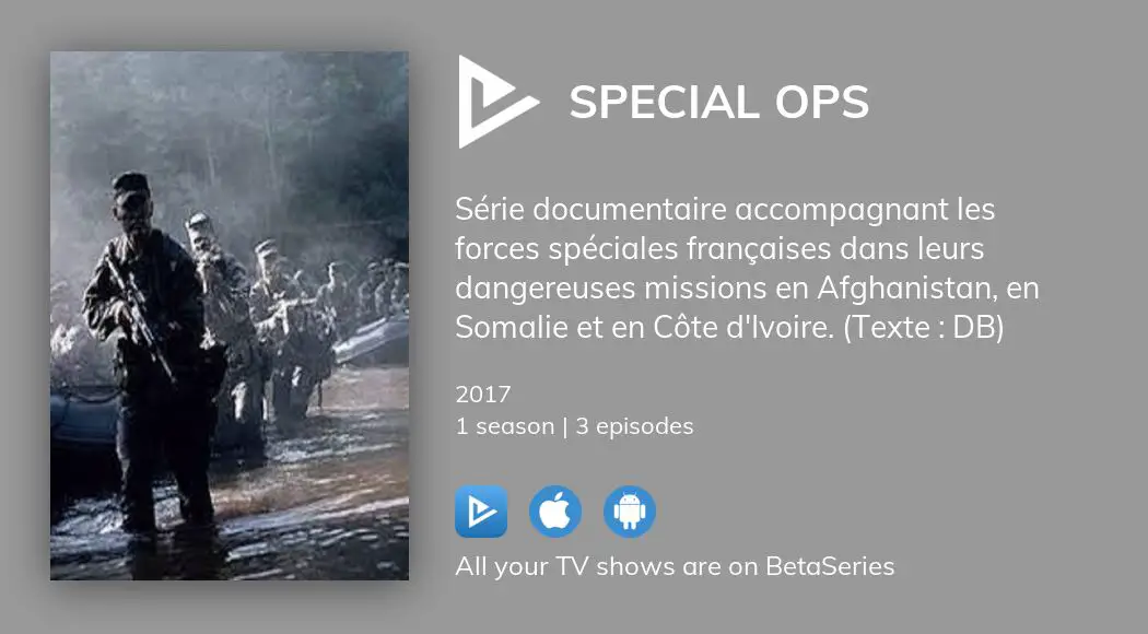 Where to watch Special OPs TV series streaming online?