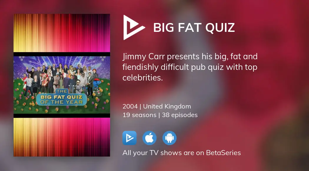 Where to watch Big Fat Quiz TV series streaming online?