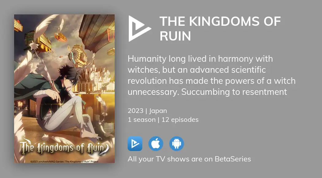 The Kingdoms of Ruin: Where to Watch and Stream Online