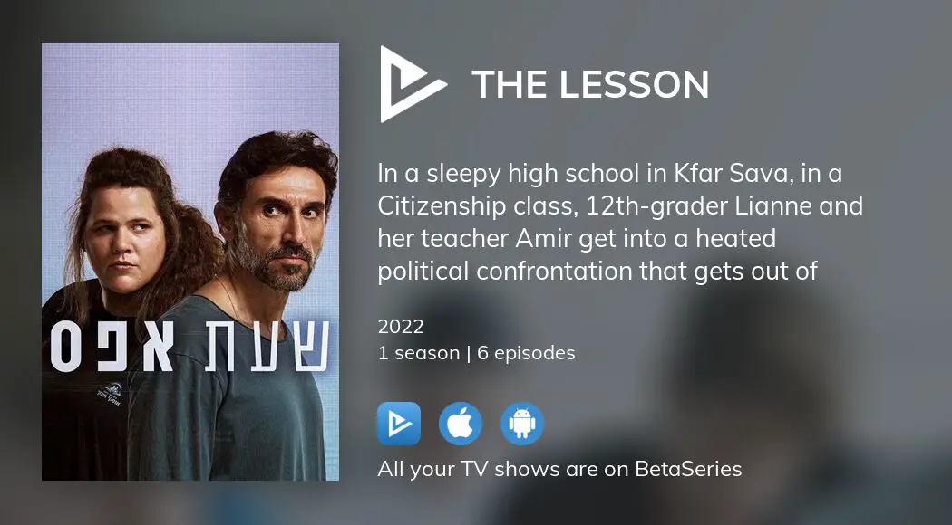 Where to watch The Lesson TV series streaming online?