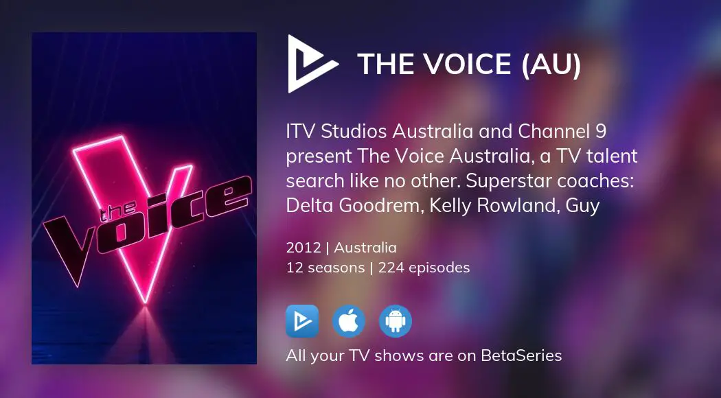 Where to watch The Voice (AU) TV series streaming online?