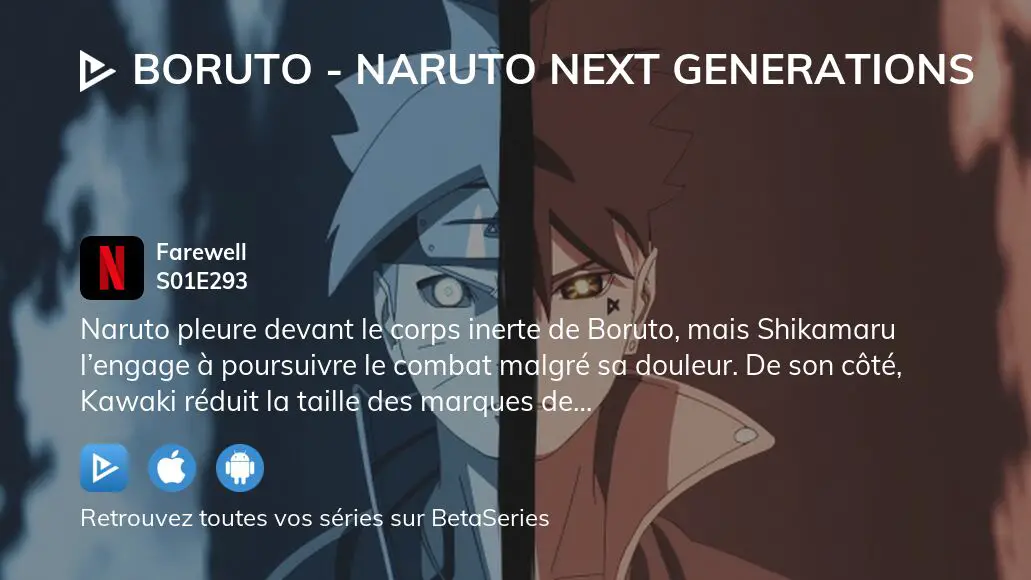 Où Regarder Boruto Naruto Next Generations Saison 1 épisode 293 En