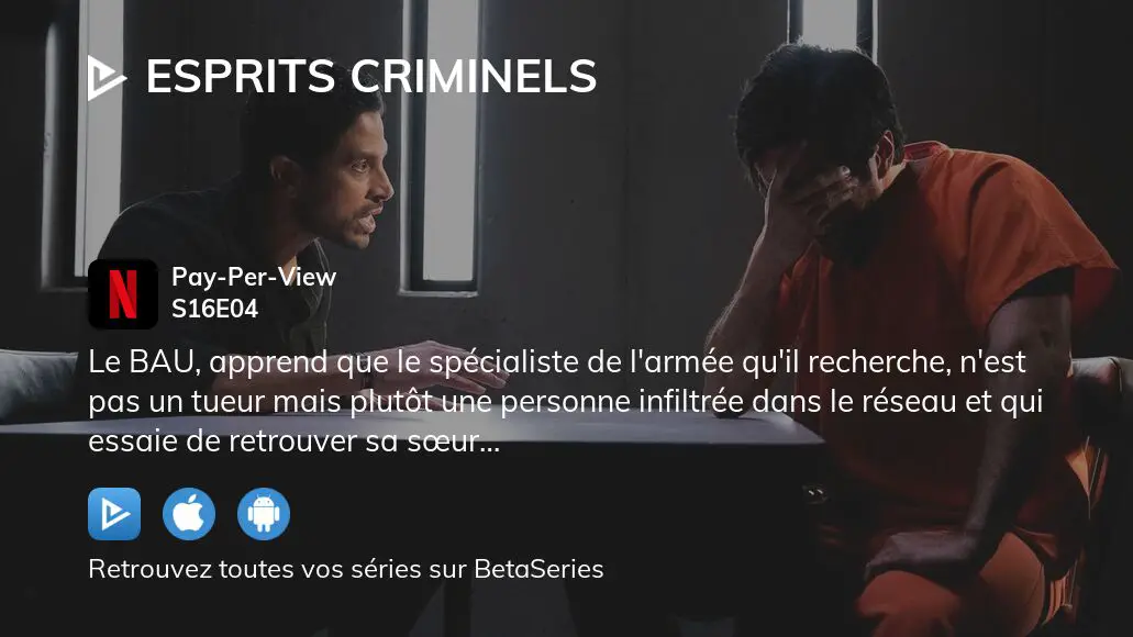 Regarder Esprits Criminels Saison Pisode Streaming Complet