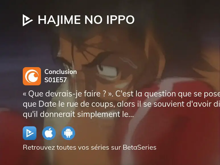 Hajime no Ippo : The Fighting! - 1 Épisode 1 : Round 1 - Premier pas -  streaming - VOSTFR - ADN