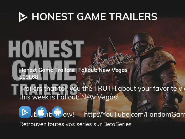 Regarder Honest Game Trailers saison 9 épisode 68 en streaming complet  VOSTFR, VF, VO 