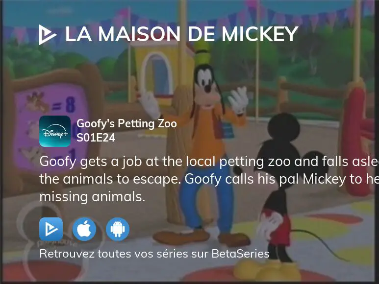 mickey mouse clubhouse goofys petting zoo